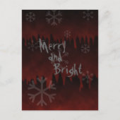 Merry N Bright Snowflake en Hell Holiday Carte pos (Devant)