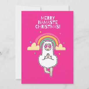 Merry Namaste Christmas Kaart
