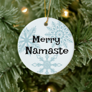 Merry Namaste Christmas Keramisch Ornament
