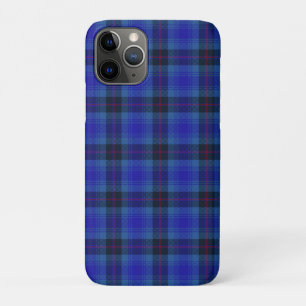 Merry Navy Pset Tartan Patroon iPhone 11 Pro Hoesje