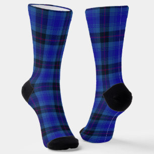 Merry Navy Pset Tartan Patroon Sokken