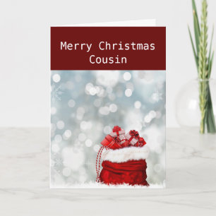 * MERRY NOËL* ***COUSIE*** Carte de vacances
