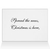 MERRY NOËL, DIFFUSER LA CARTE D'INFORMATION (Intérieur Horizontal (Haut))