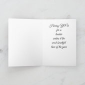 MERRY NOËL ***ENSEIGNANT*** CARTE DE VACANCES (Intérieur)