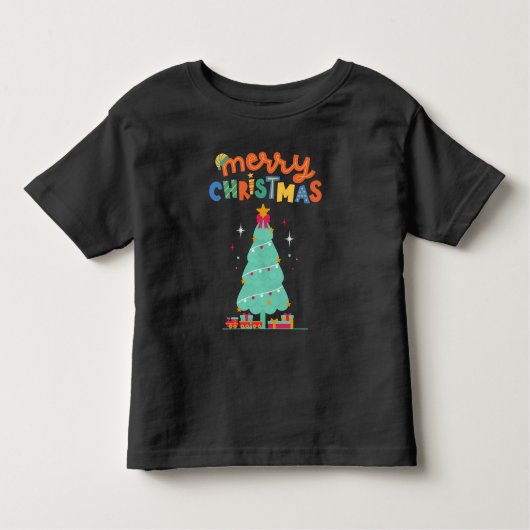 MERRY NOËL - T-shirt sapin de Noël (Devant)
