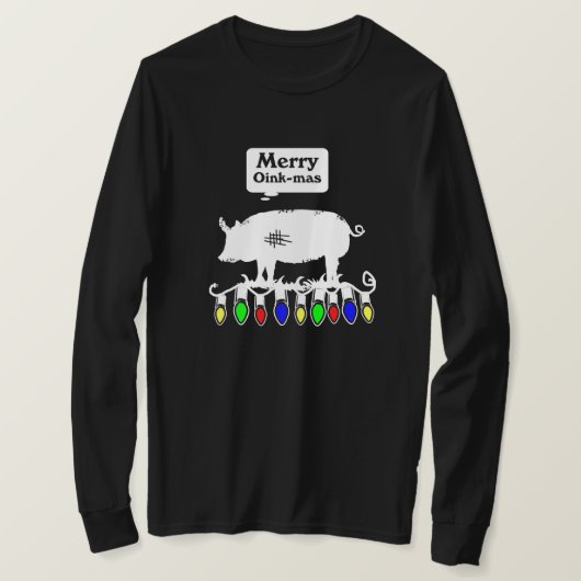 Merry Oink-Mas T-shirt (Design voorkant)
