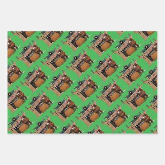 Merry Old Christmas Elf, Jessie Willcox Smith Inpakpapier Vel (Voorkant 2)