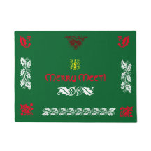 Merry ontmoet Pagan Yule Seasonal Doormat