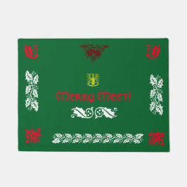 Merry ontmoet Pagan Yule Seasonal Doormat Deurmat