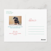 Merry Peace Joy Love Hope Handgetekende Bright Hol Briefkaart (Achterkant)