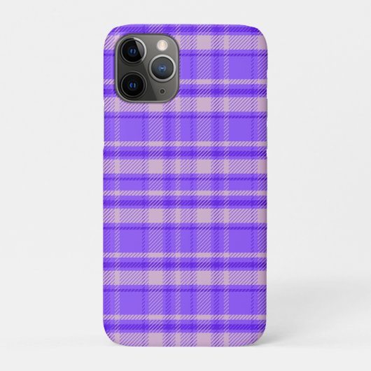 Merry Peri Pset, Paars Tartan Case-Mate iPhone Case (Achterkant)