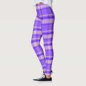 Merry Peri Pset, Paars Tartan Leggings (Links)