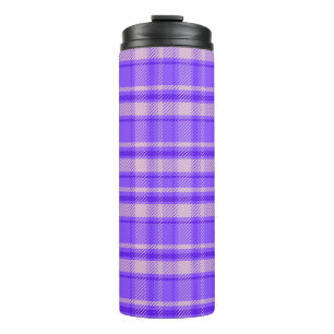 Merry Peri Pset, Paars Tartan Thermosbeker