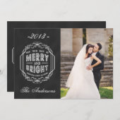 MERRY PHOTO CARTE DE VACANCES | TABLEAU DE CONTRÔL (Devant / Derrière)