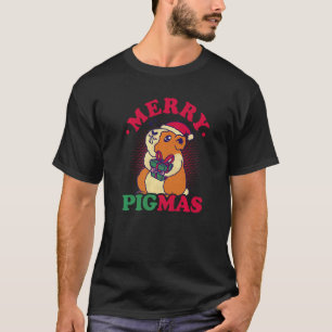 Merry Pigmas Graphic Guinea Pig Eigenaar Pet Cavy T-shirt