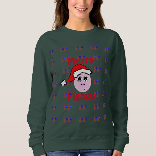 Merry Pigmas, Ugly KerstSweater Trui (Voorkant)