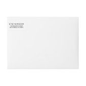 Merry Pines Holiday Return Address Labels (Voorkant)