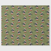 Merry Plaguemas. Cadeaupapier (Vlak)