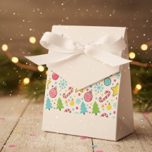 Merry Pop: Levendig Kerstpatroon Kleurrijk Favo