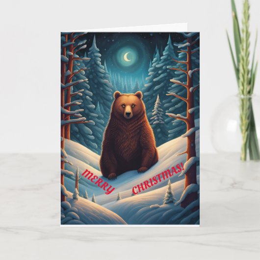 MERRY PORTEZ LA CARTE DE NOËL POUR N'IMPORTE QUI (Devant)