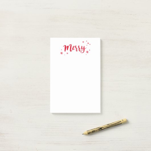 Merry Post-it® Notes (Op bureau)