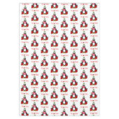 Merry Pow kerstcadeau, pinguïn Boxing Tafelkleed (Voorkant)