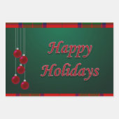 Merry Prettige feestdagen Inpakpapier Vel (Voorkant 3)