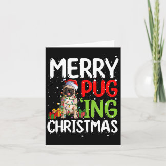 Merry Pugging Funny Pug Xmas Perfect voor elk gezi Kaart