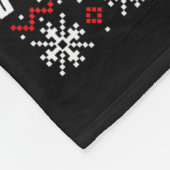 Merry Pugmas Ugly Christmas Sweater Cute Pug Dog Fleece Deken (Hoek)