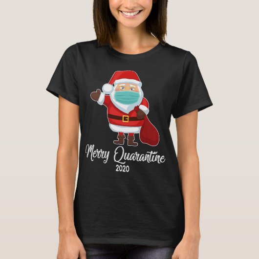 Merry Quarantine 2020 T-shirt (Voorkant)