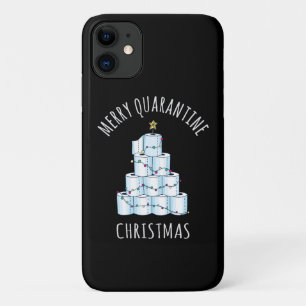Merry Quarantine kerstboompapier Toilet Paper iPhone 11 Hoesje