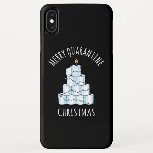 Merry Quarantine kerstboompapier Toilet Paper Case-Mate iPhone Case (Achterkant)