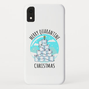 Merry Quarantine kerstboompapier Toilet Paper iPhone XR Hoesje