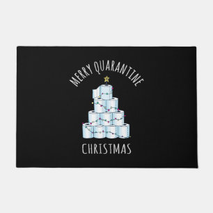 Merry Quarantine kerstboompapier Toilet Paper Deurmat