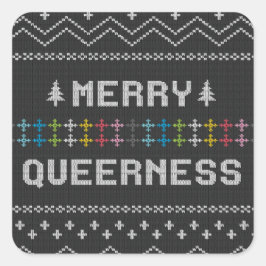 Merry Queerness Vierkante Sticker