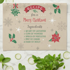 Merry Recipe Kitchen Towel Theedoek