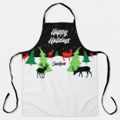 Merry Reindeer Schort (Voorkant)