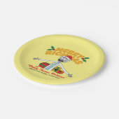 Merry Rickmas en Happy Human Feestdagen Papieren Bordje (Gekanteld)