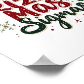 Merry Rizz Mas Sigmas Funny Gen Alpha Xmas Santa C Poster (Hoek)