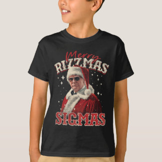 Merry Rizz Mas Sigmas- Gen Alpha Middle School Tru T-shirt