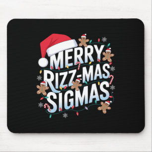 Merry Rizz Mas Sigmas Grappige Alpha Kerstman Muismat