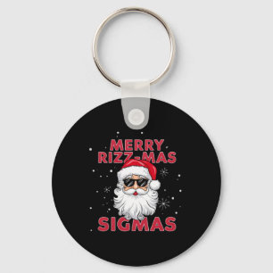 Merry Rizz Mas Sigmas Santa Christmas Sleutelhanger