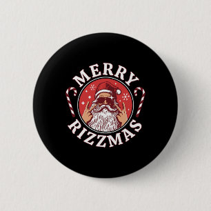 Merry Rizzmas Kinder Tiener School Funny Christmas Ronde Button 5,7 Cm