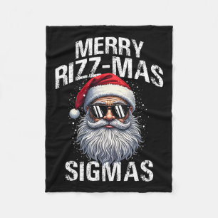 Merry Rizzmas Sigmas - Gen Alpha Funny Christmas S Fleece Deken