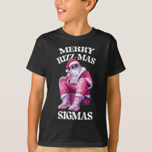Merry Rizzmas Sigmas Santa Rizzler Jeugd Kinder ti T-shirt