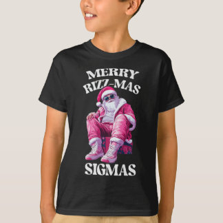 Merry Rizzmas Sigmas Santa Rizzler Jeugd Kinder ti T-shirt