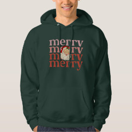 Merry santa hoodie