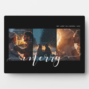 Merry Script Couple Drie Photo Layout Keepomwille Fotoplaat