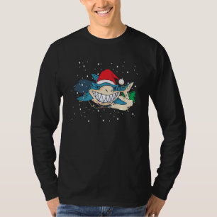 Merry Shark Kerstmis T-shirt
