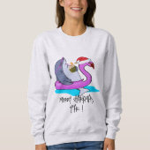 Merry Sharkmas Y'all Shark Gifts Grappig Sweatshir Trui (Voorkant)